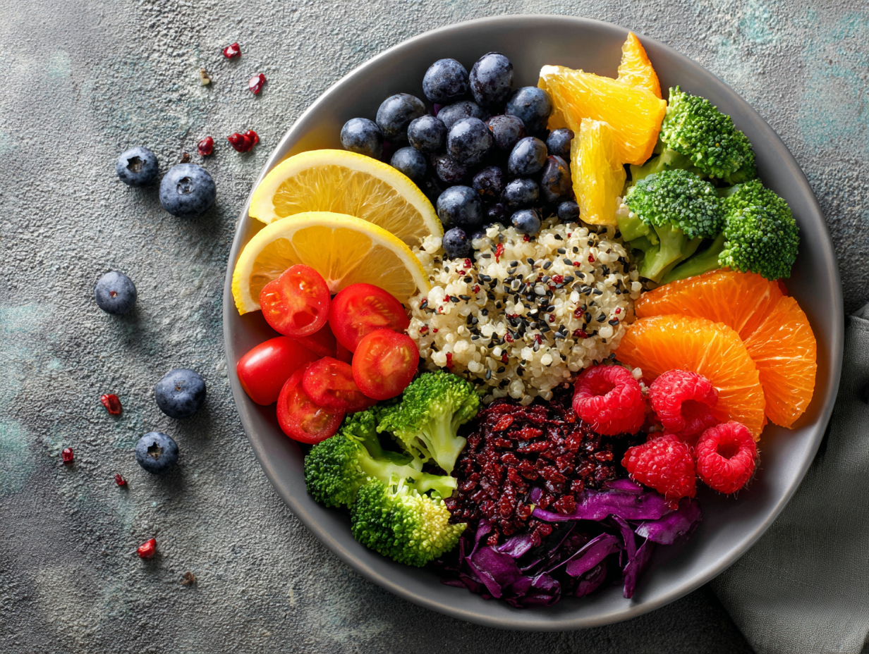 Zdravé jedlo a zeleninové misky